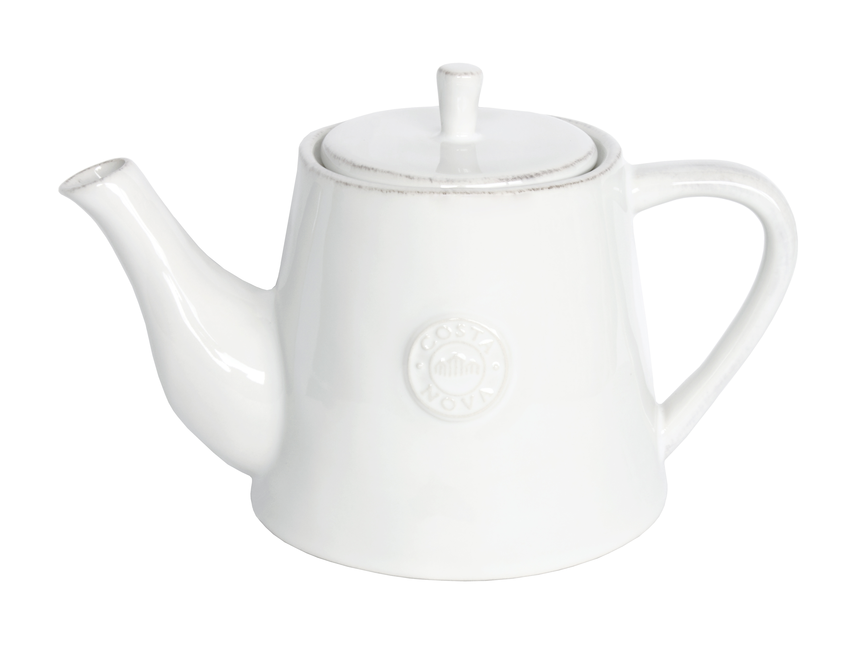 Nova White Tea Pot Large 1.08l Gift