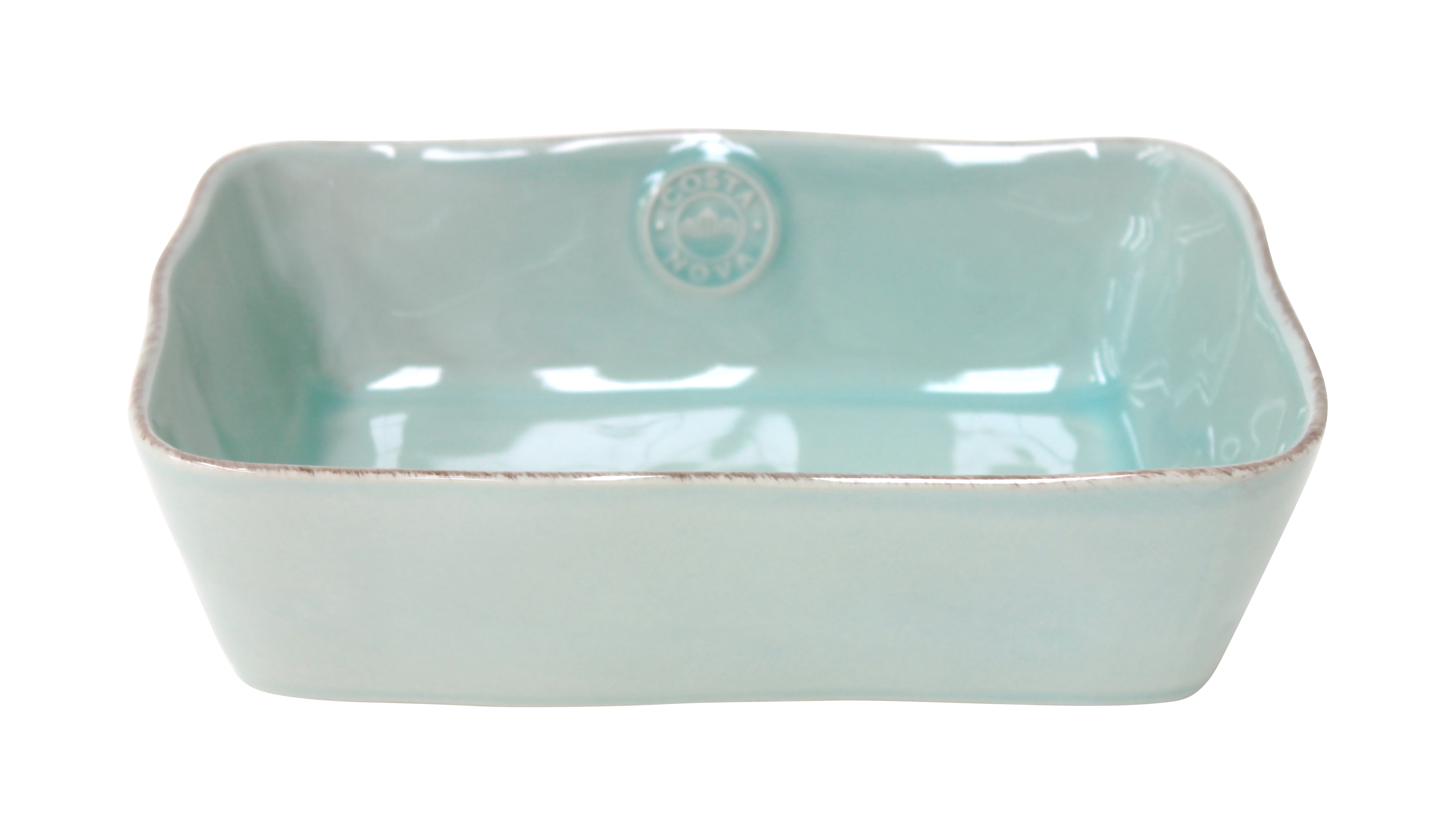 Nova Turquoise Rect Baker Medium 25cm Gift