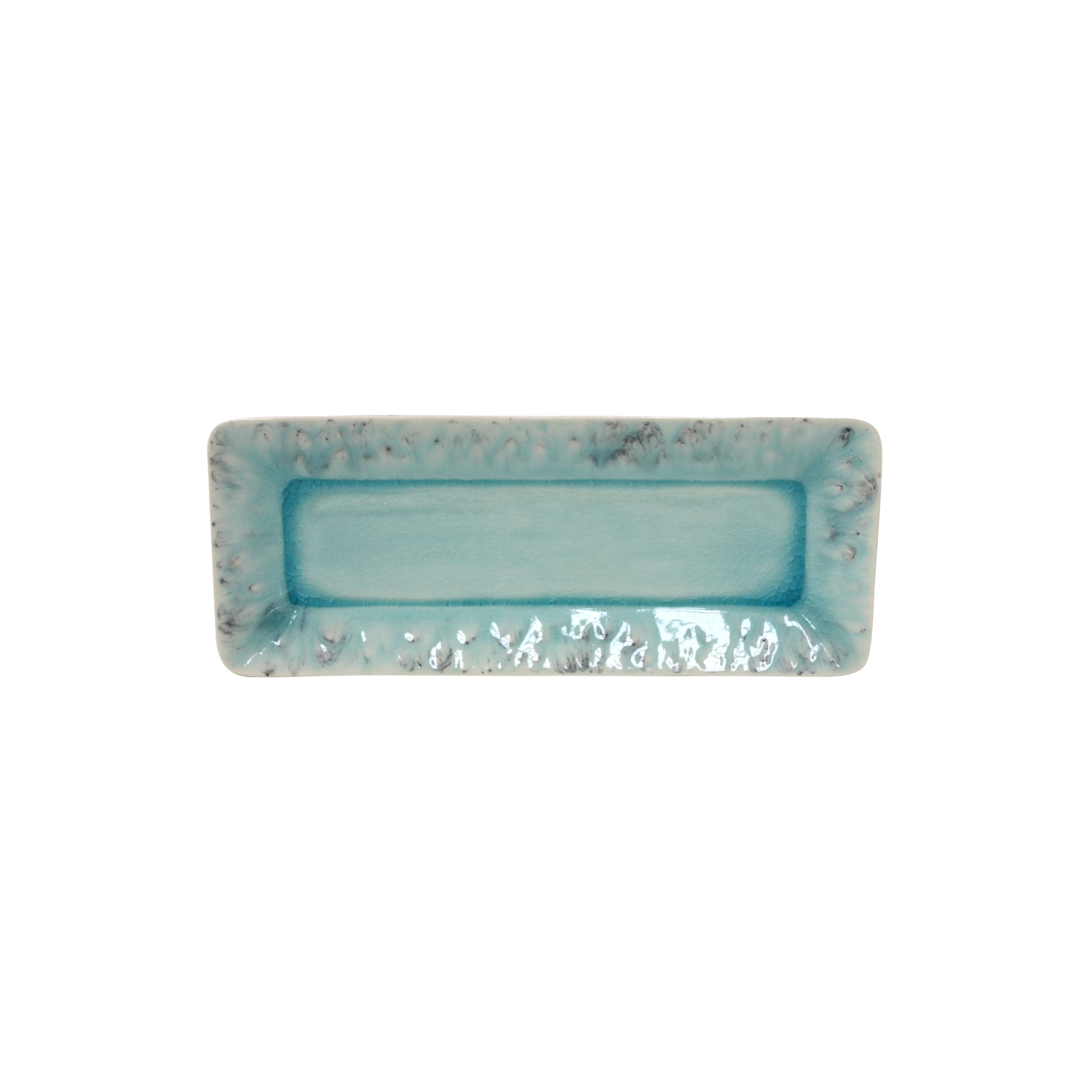 Madeira Blue Rect Tray Medium 27cm X1 Gift