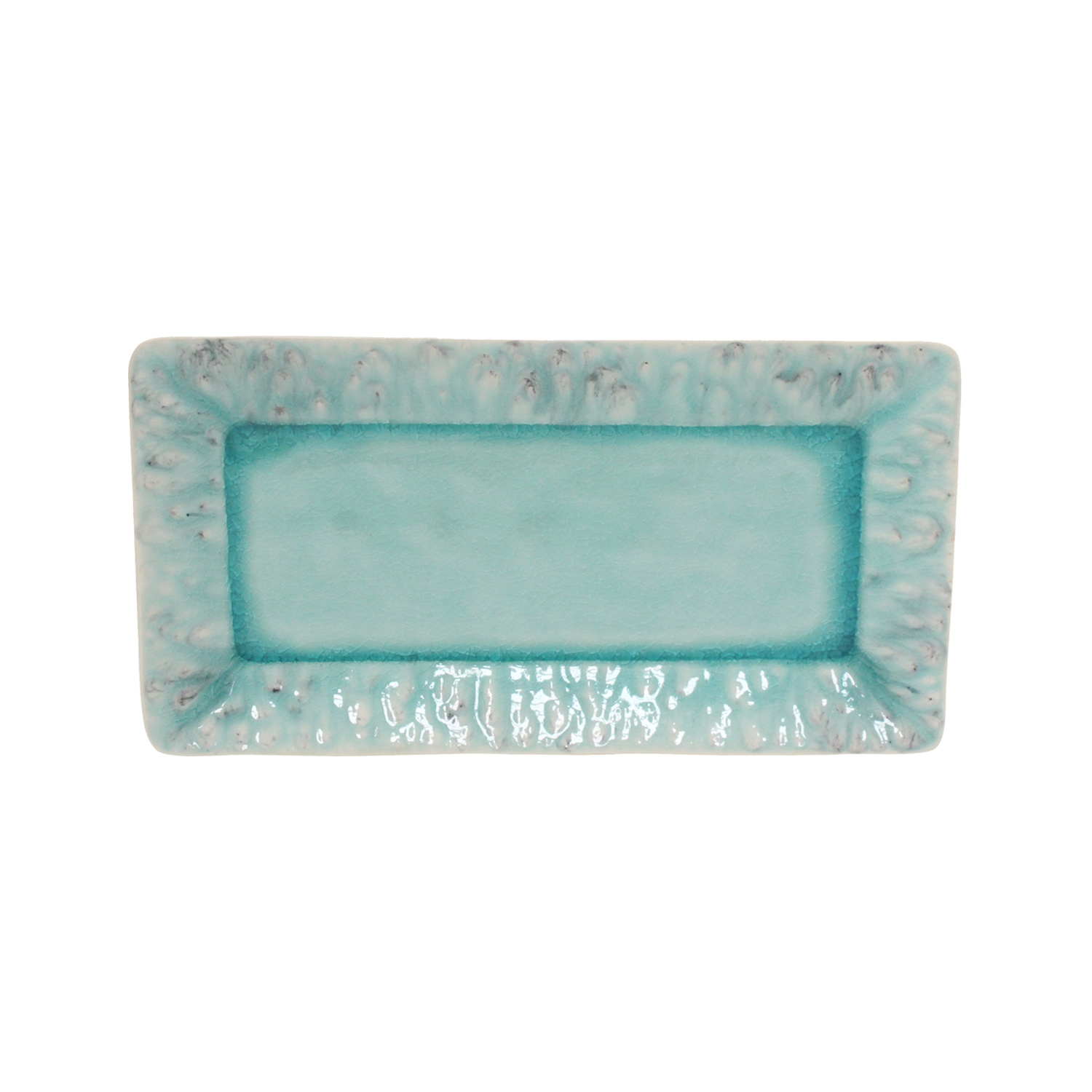 Madeira Blue Rect Tray Large 34cm Gift