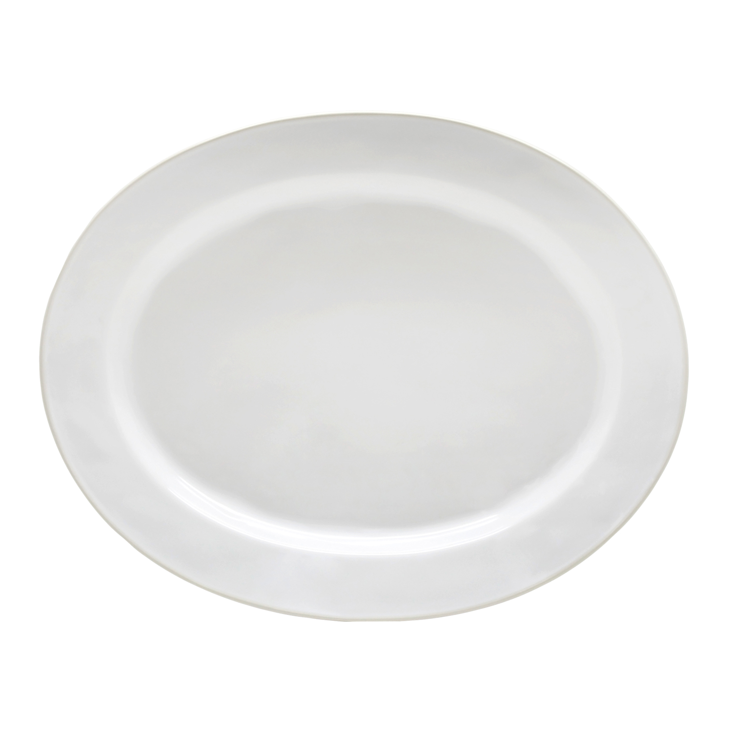 Beja White/cream Oval Platter Large 40cm Gift