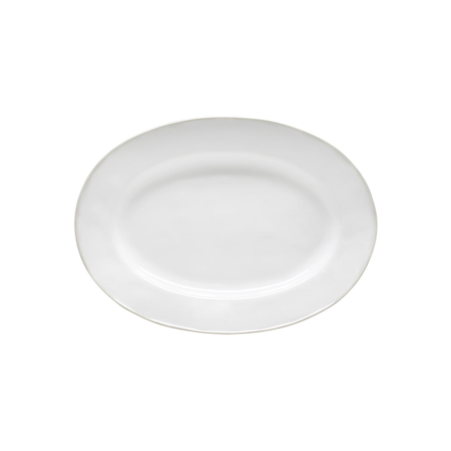 Beja White/cream Oval Platter Medium 30cm Gift