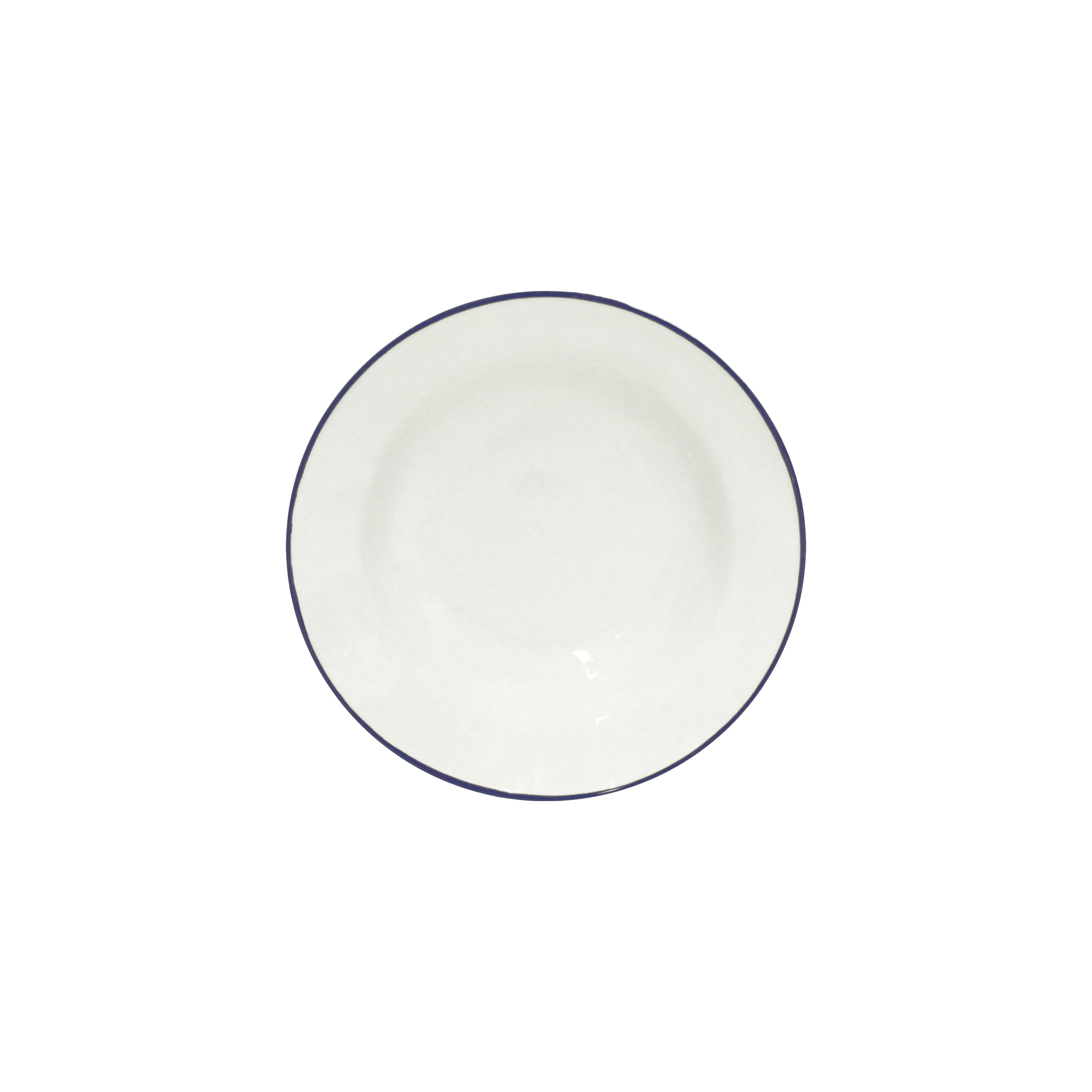Beja White/blue Soup/pasta Plate 21cm Gift