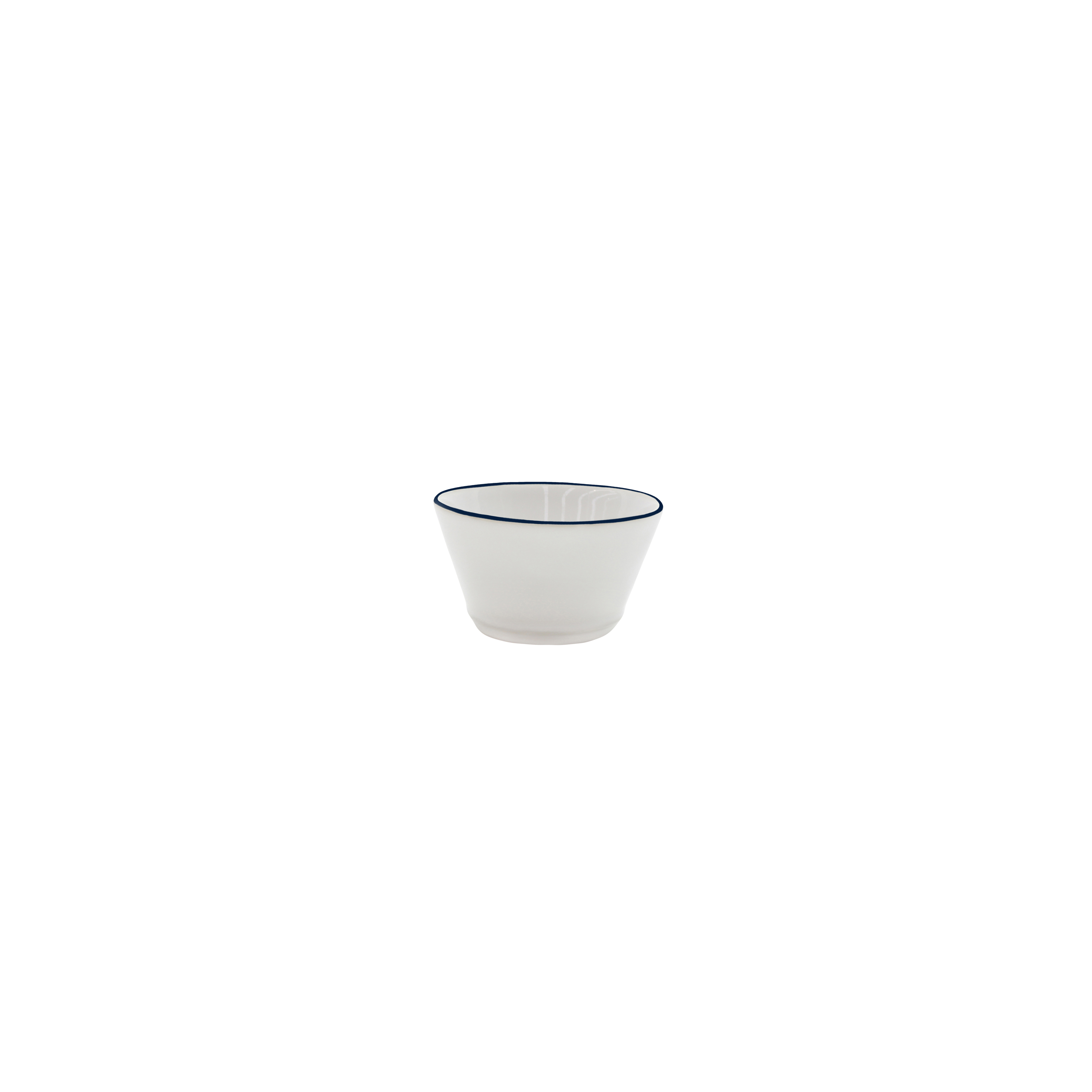 Beja White/blue Round Ramekin 9cm Gift