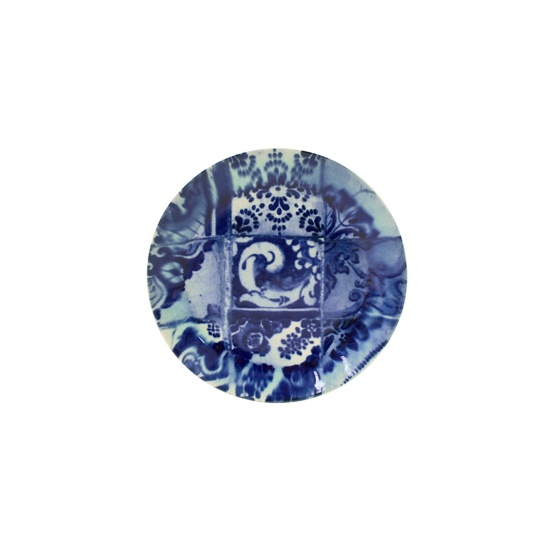 Lisboa Blue Tiles Set 4 Salad Plates 21cm Gift