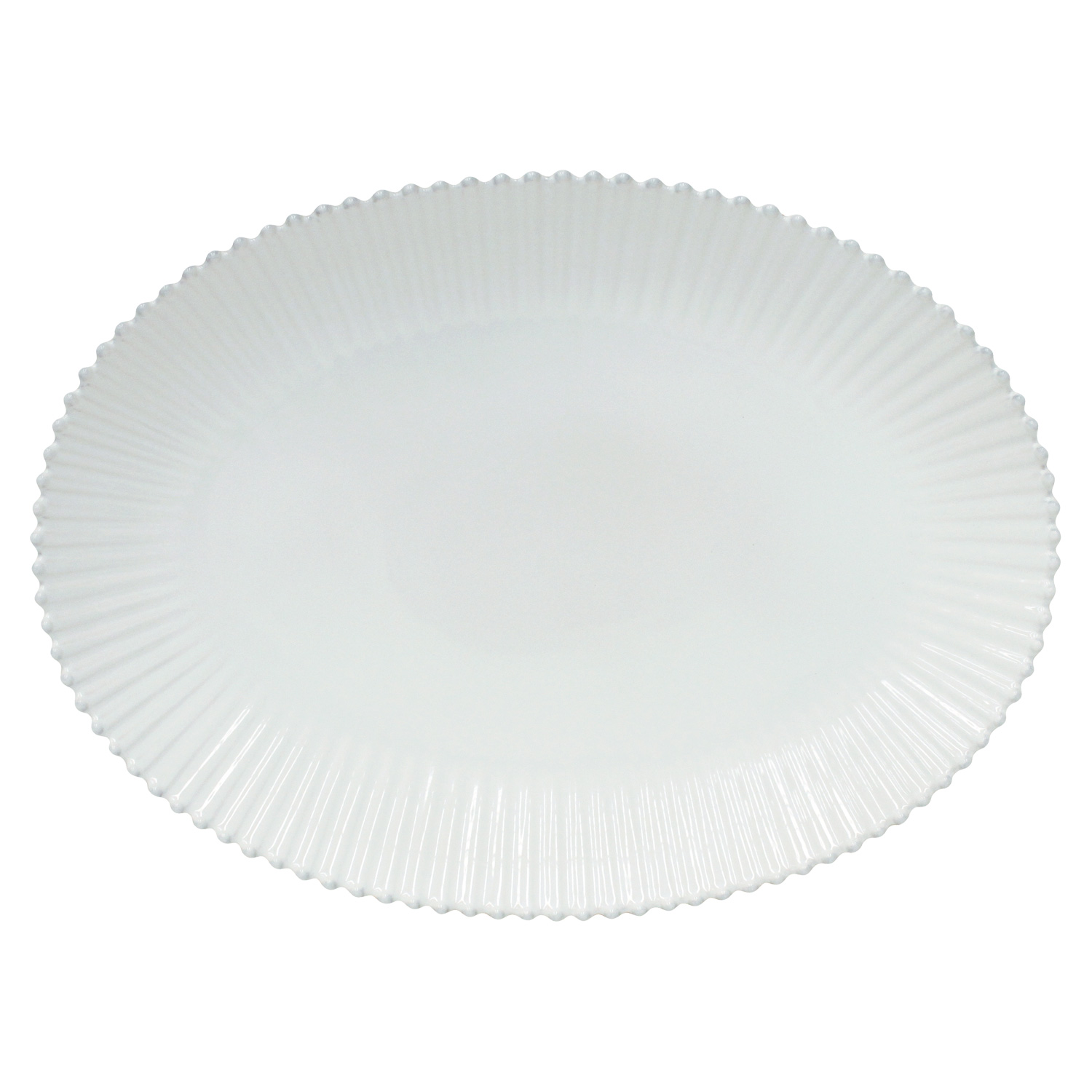 Pearl White Oval Platter Ex Large 50cm Gift