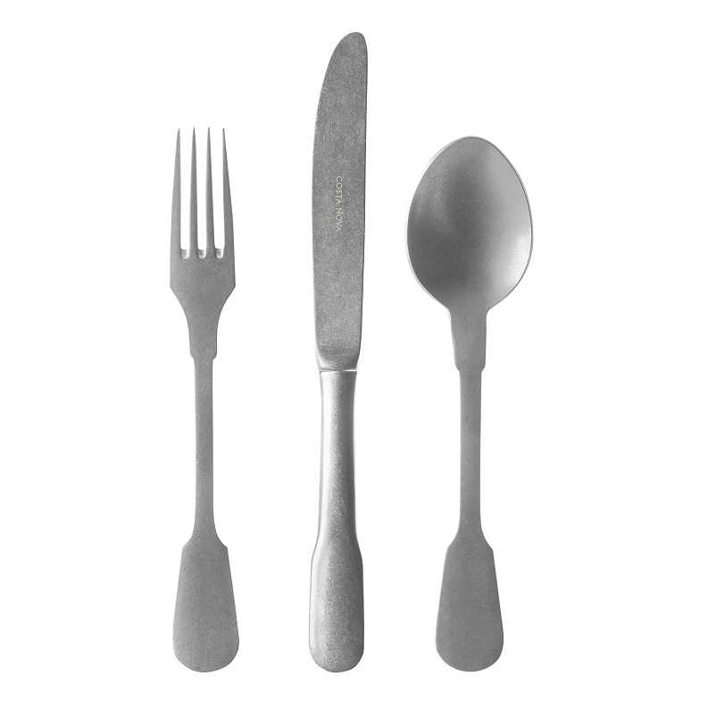 Saga Matte Flatware Set 24 Piece Gift