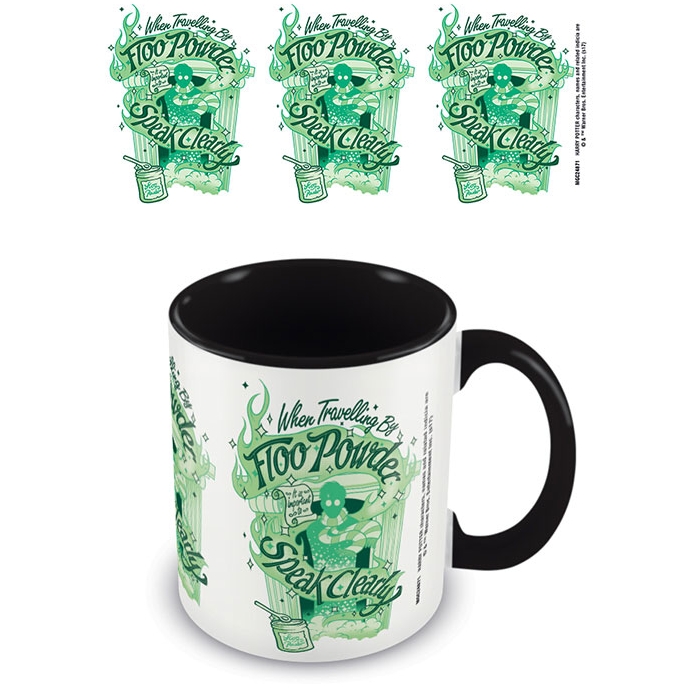 Harry Potter Boxed Mug Coloured Inner Floo Powder Gift