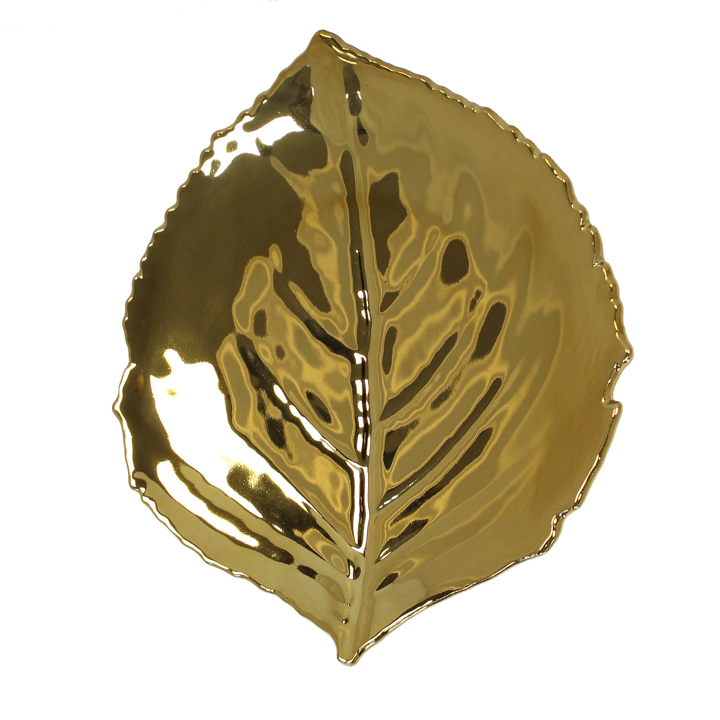 Riviera Golden Hydrangea Leaf 22cm Gift