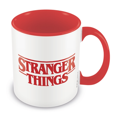 Stranger Things Boxed Mug Coloured Inner Logo Gift