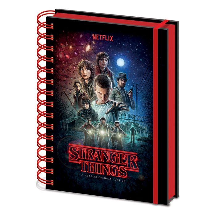 Stranger Things A5 Notebook One Sheet Gift