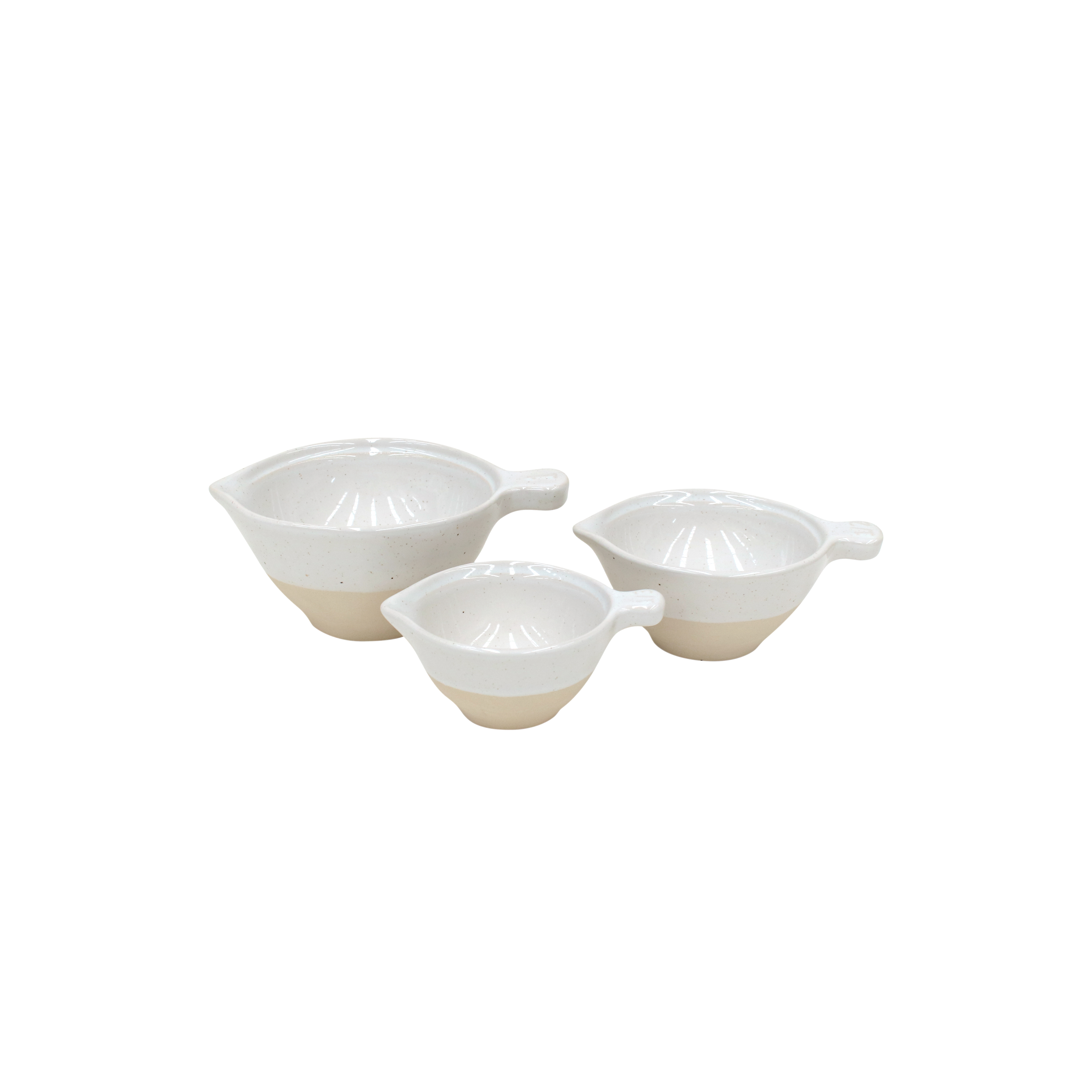 Fattoria White Set 3 Measuring Cups Gift