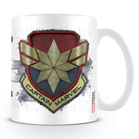 Marvel Boxed Mug Captain Marvel Badge Gift