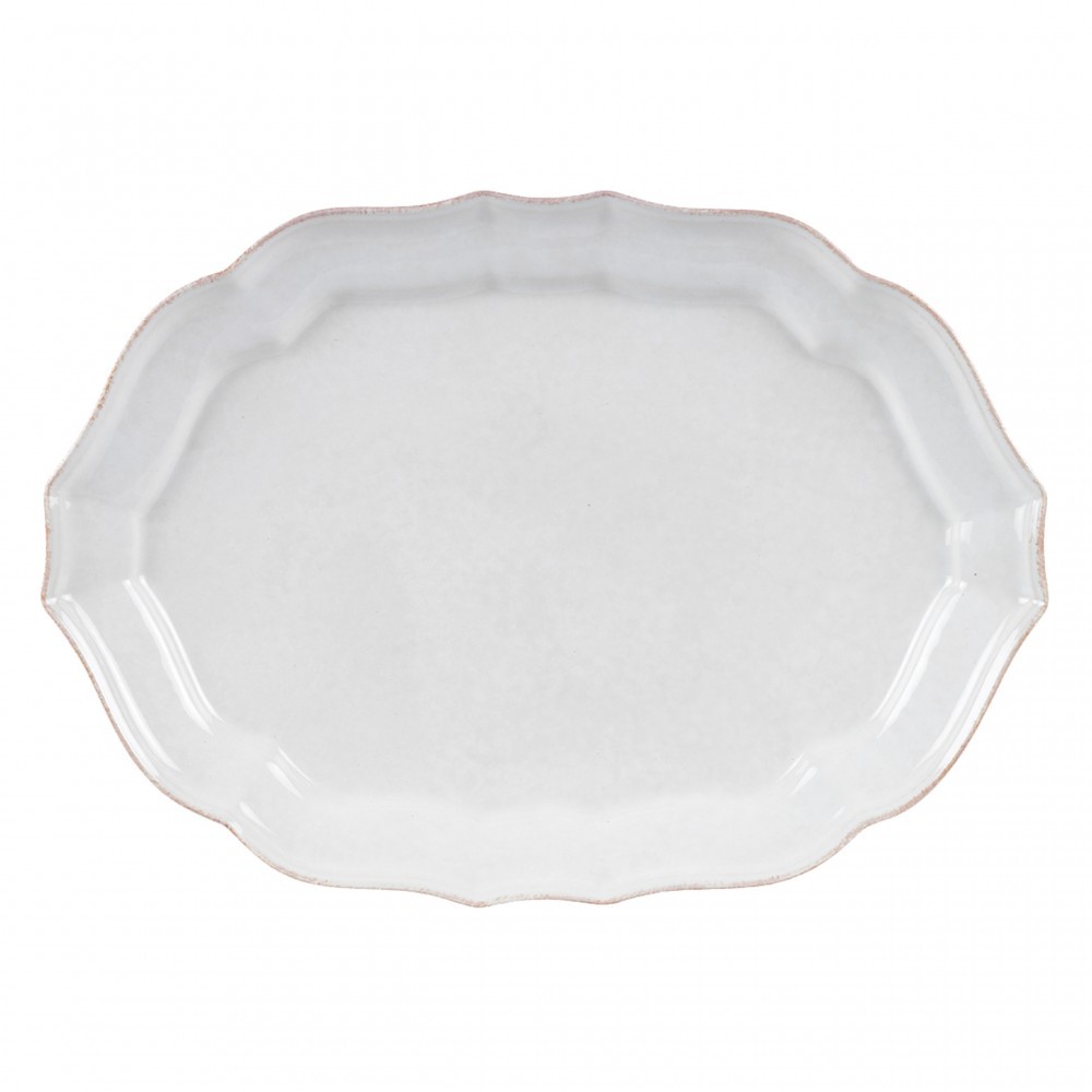 Impressions White Oval Platter Large 45.2cm Gift