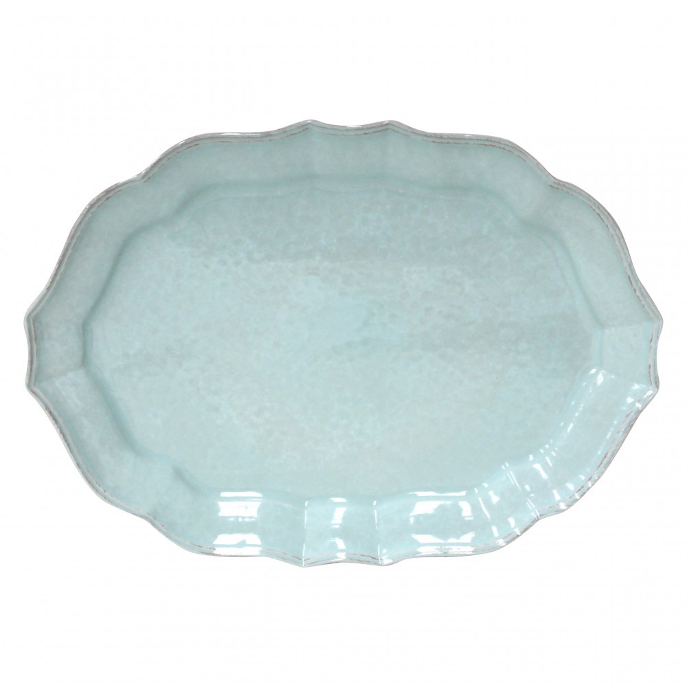 Impressions Turquoise Oval Platter Large 45.2cm Gift