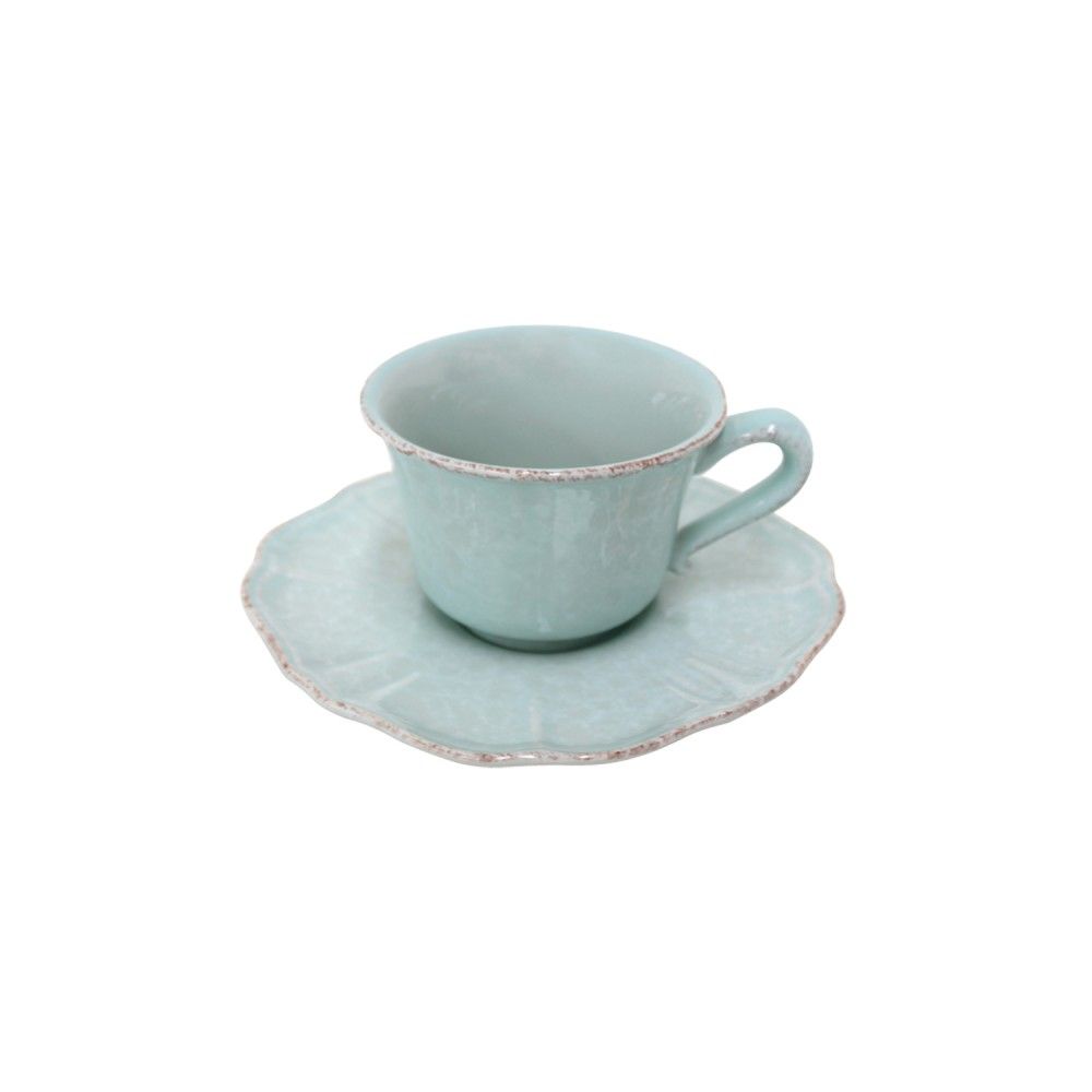Impressions Turquoise Tea Cup And Saucer 12.1cm Gift