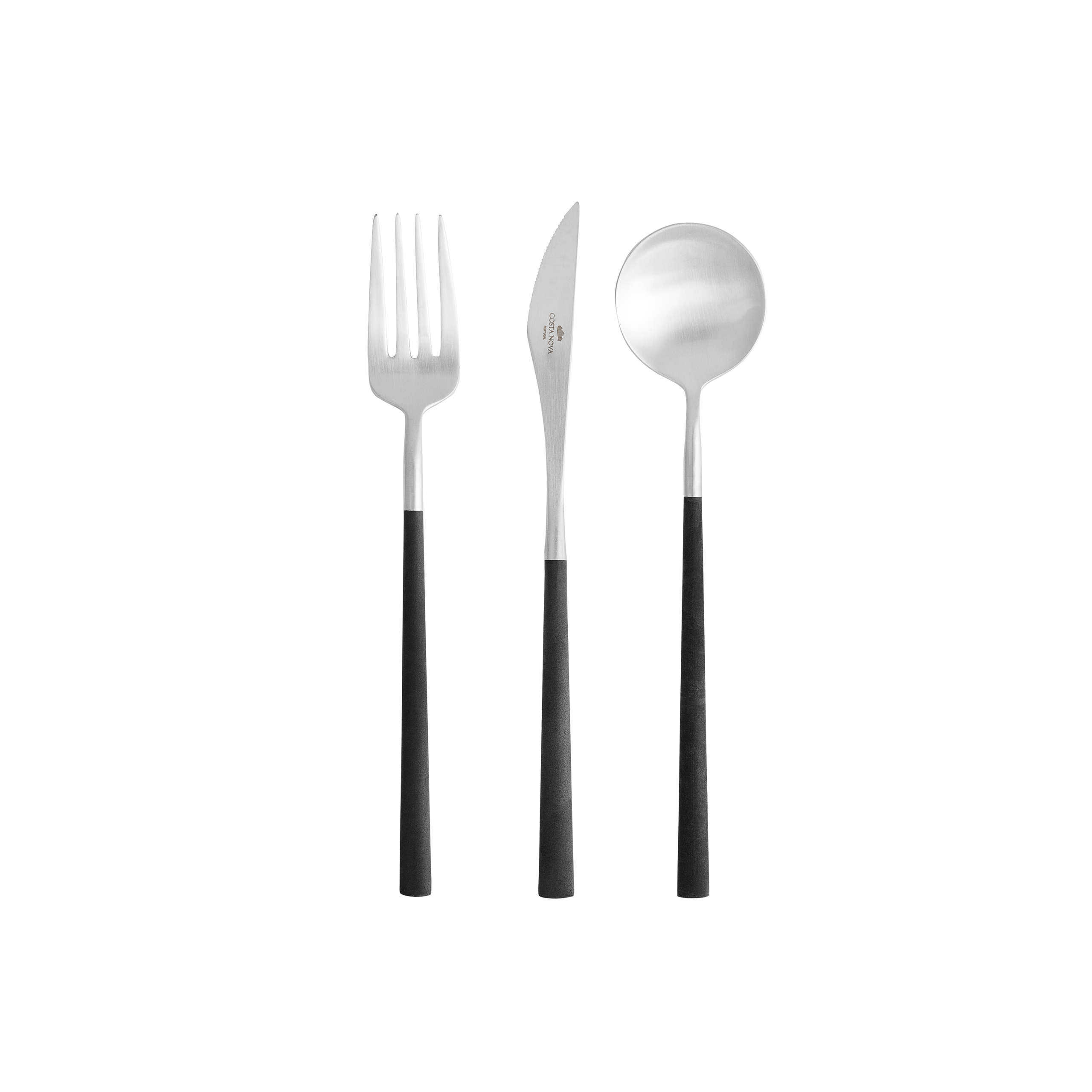 Mito Black Flatware Set 24 Pieces Gift