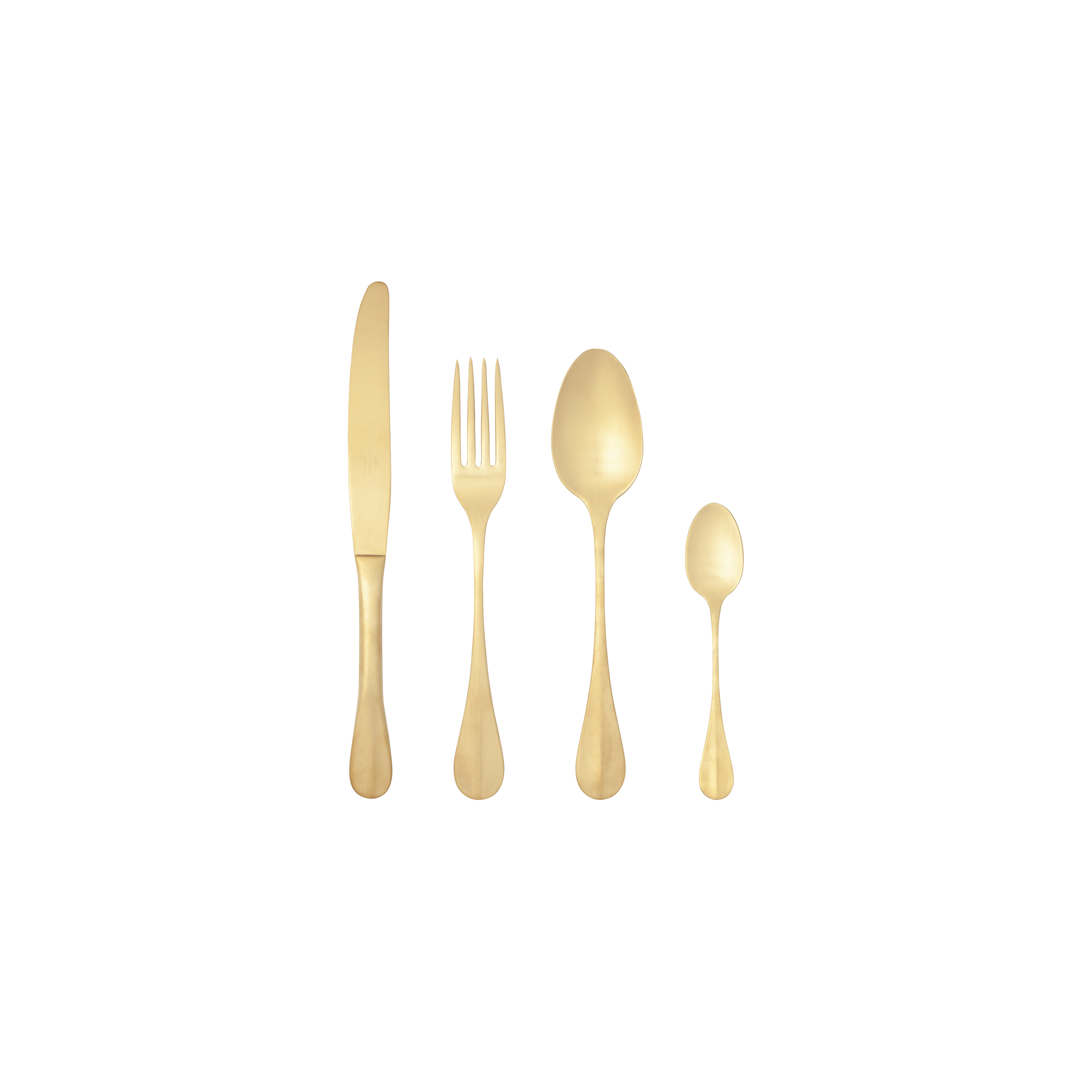 Nau Gold Flatware Set 24 Piece Gift