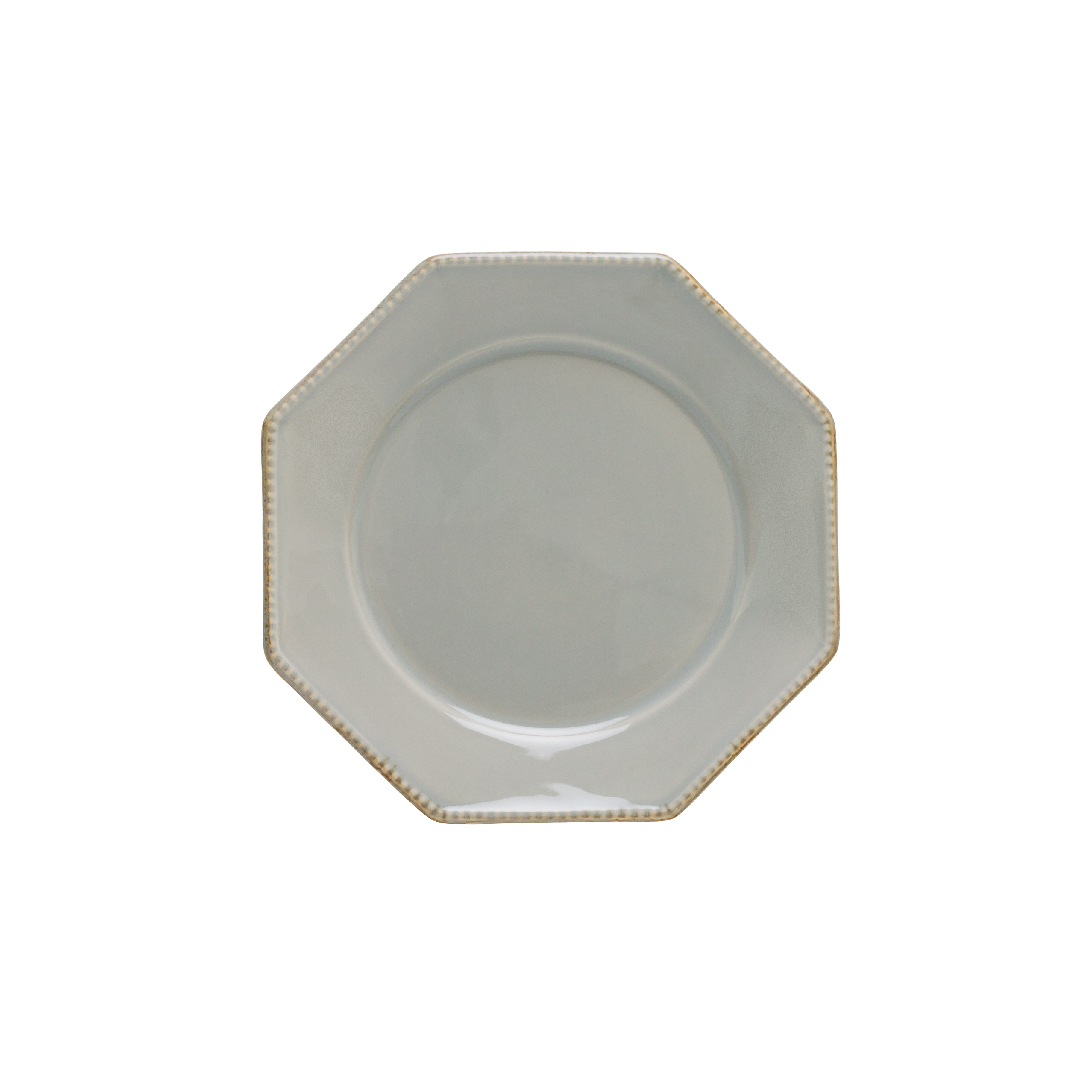 Luzia Ash Grey Octagonal Salad Plate Gift