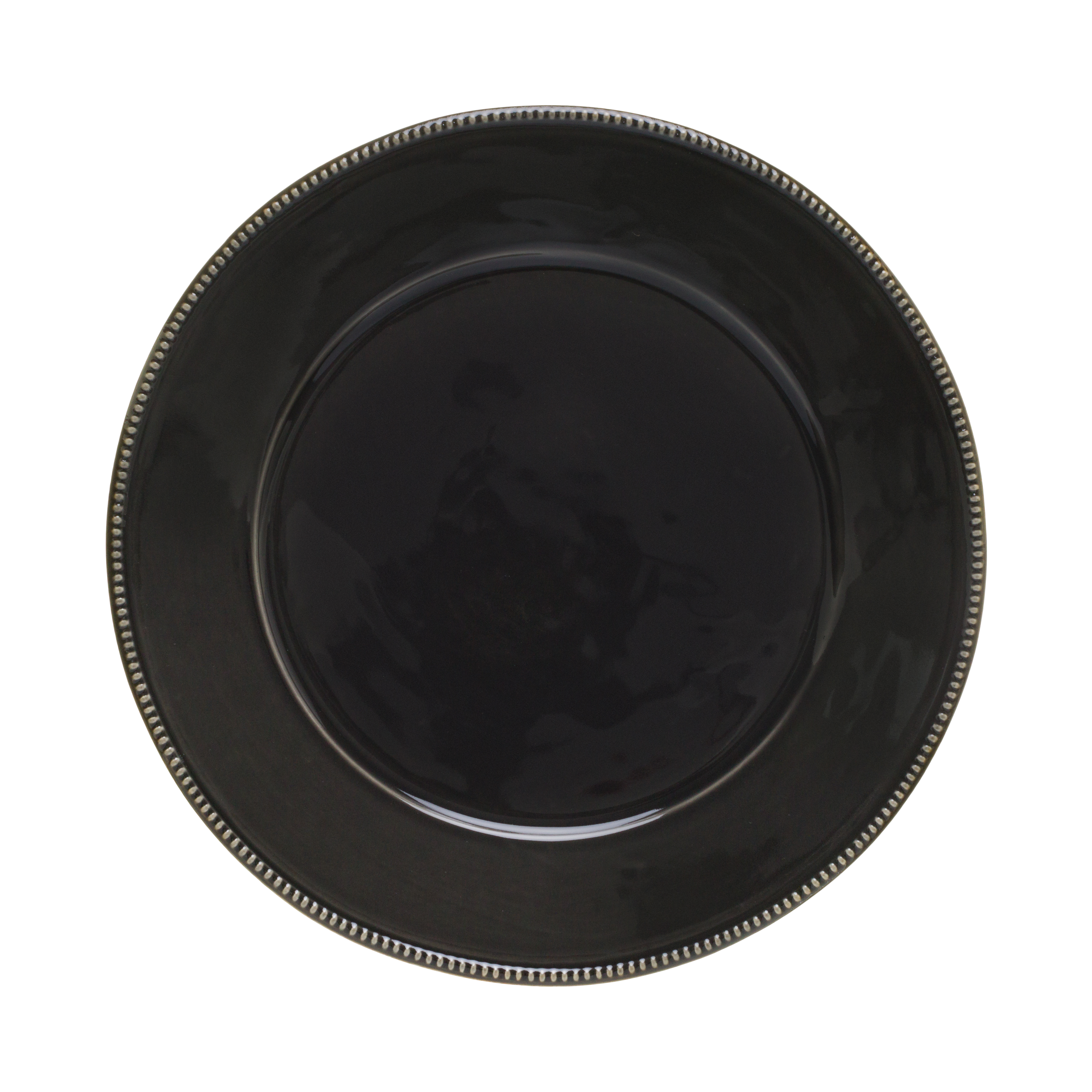 Luzia Slate Grey Round Charger Plate/platter Gift