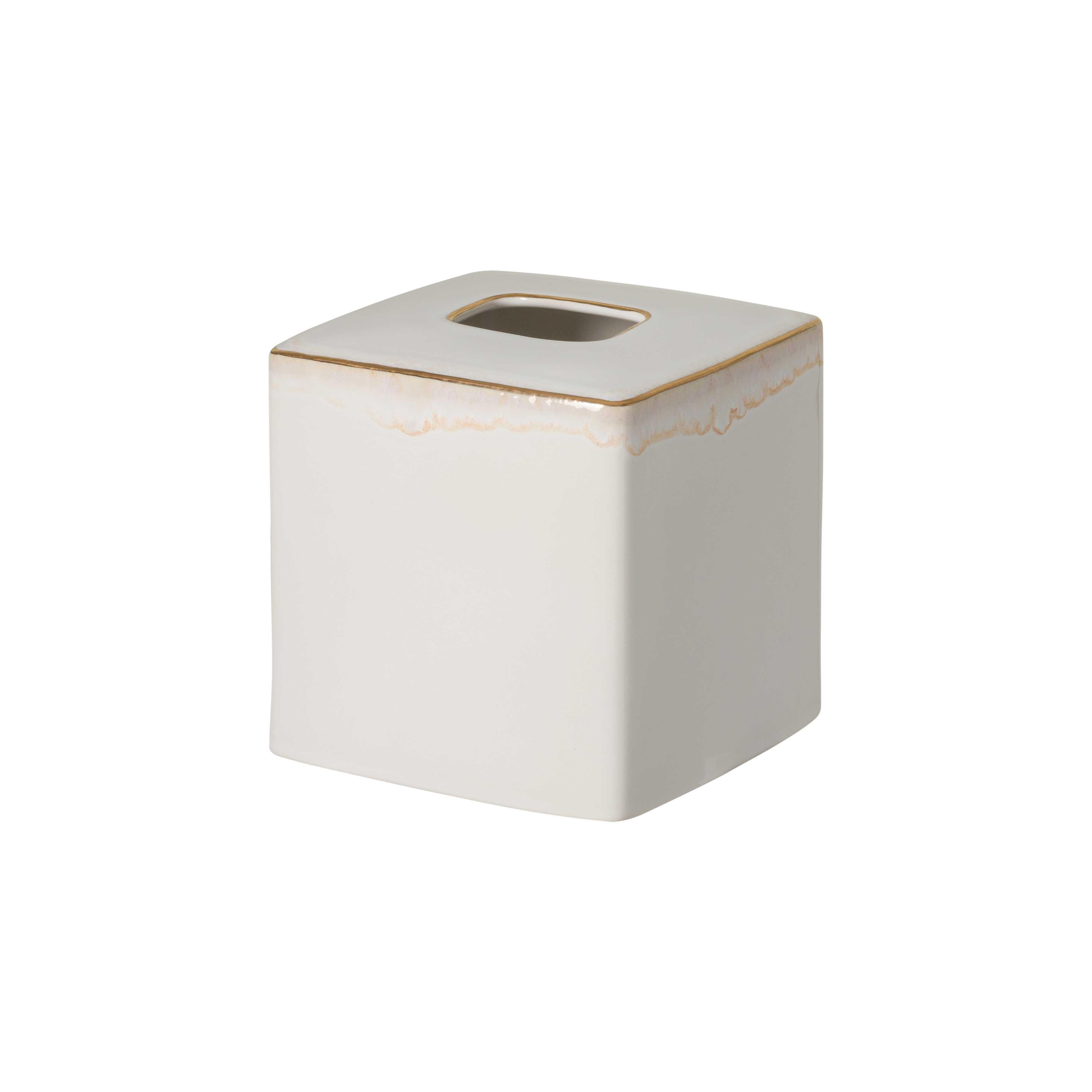 Taormina Bath White-gold Boutique Tissue Holder Gift