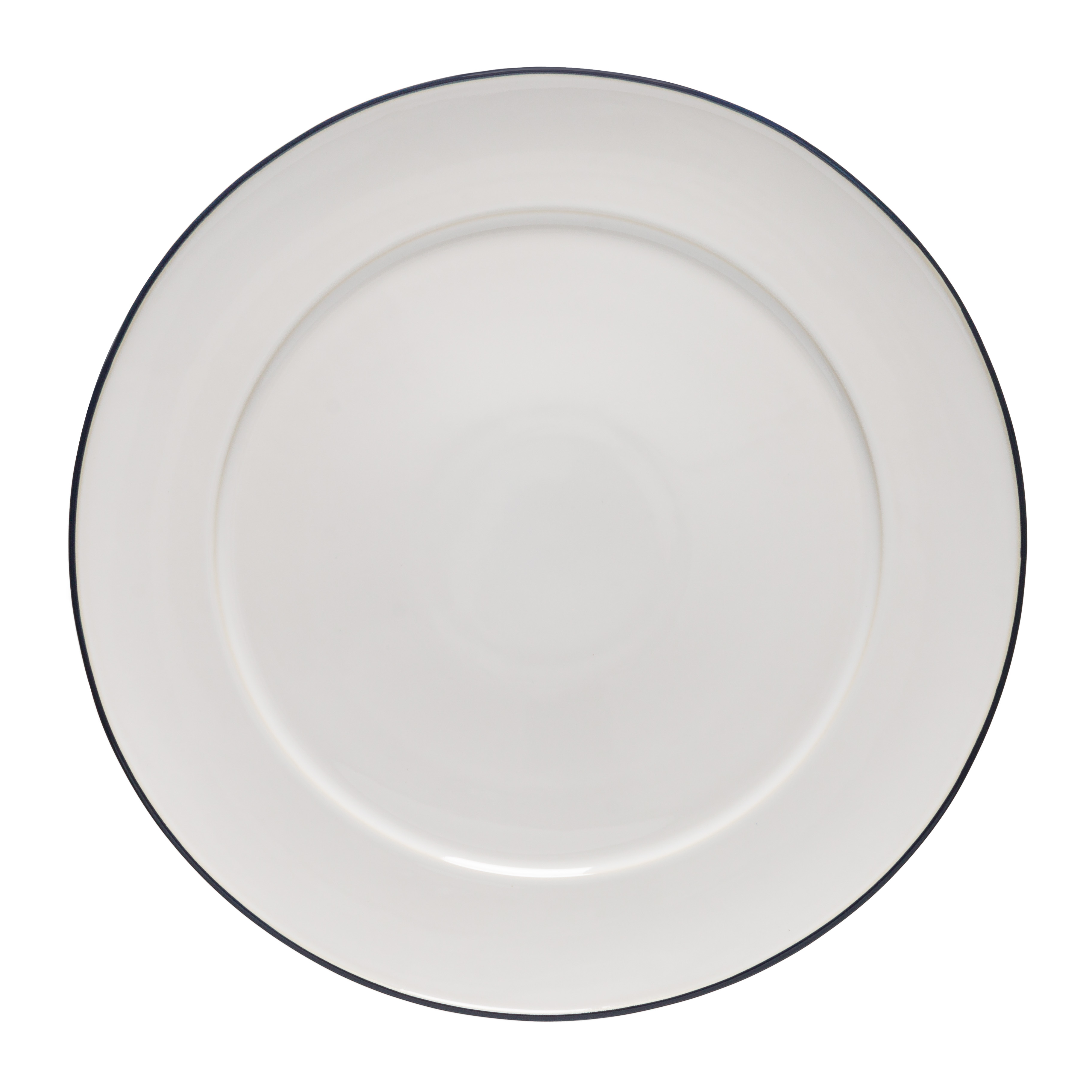 Beja White/blue Round Platter 38cm Gift