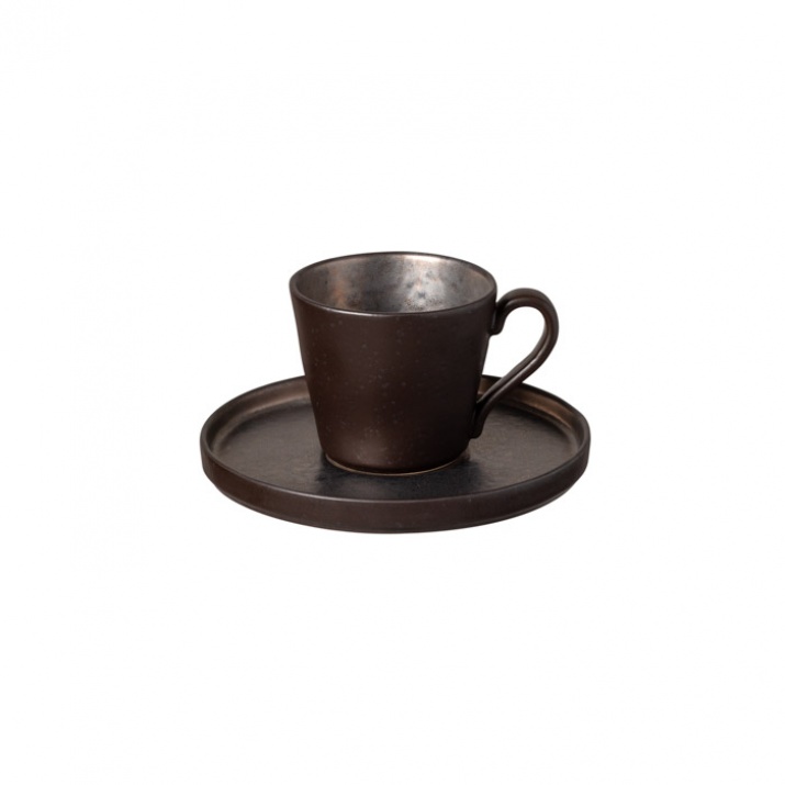 Lagoa Metal Tea Cup & Saucer 0.21l Gift