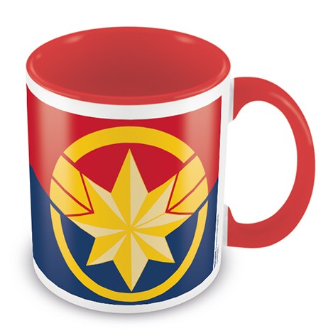 Marvel Boxed Mug Coloured Inner Captain Marvel Emb Gift