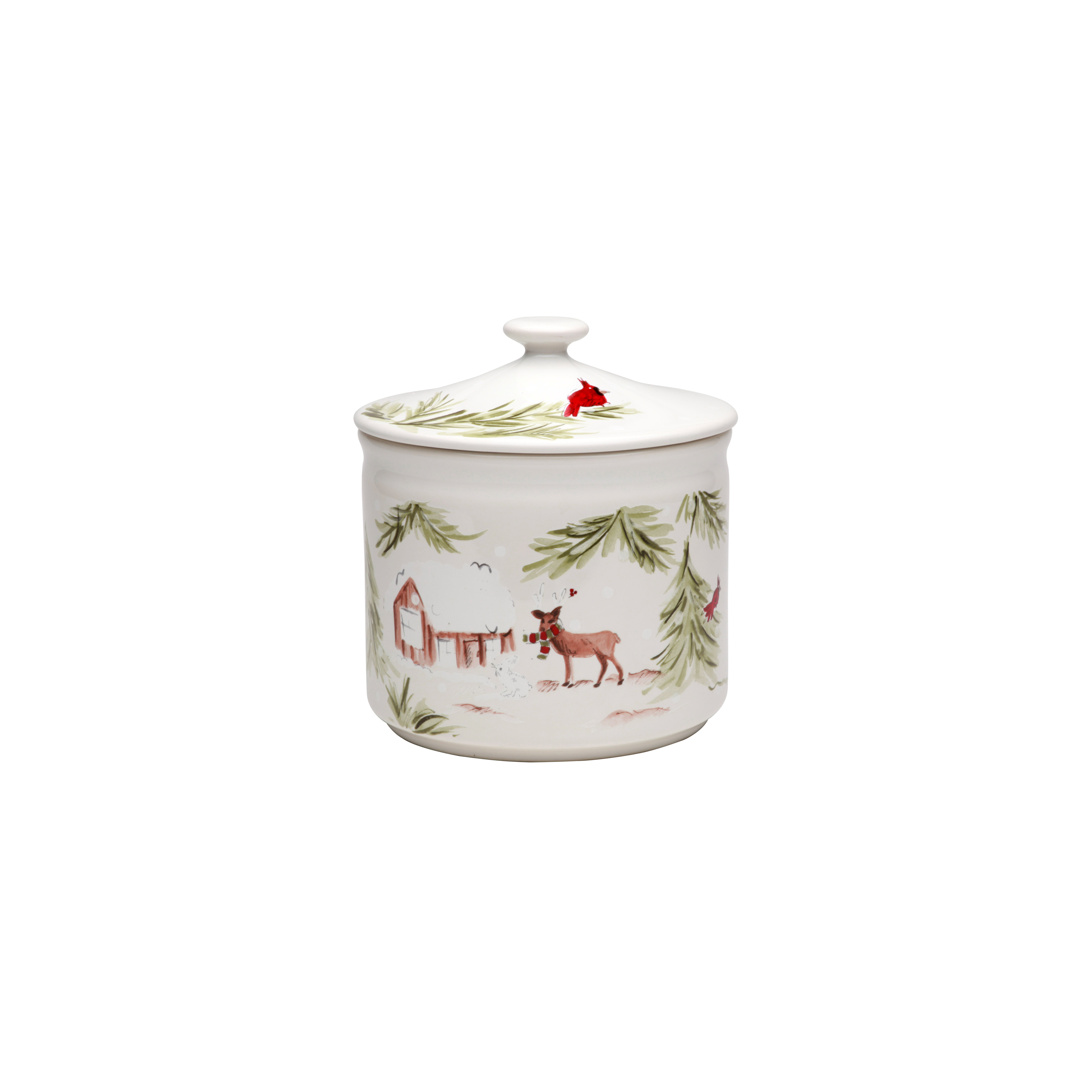 Deer Friends White Canister 2.77l Gift