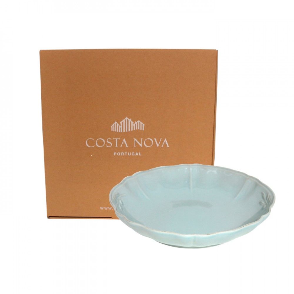 Costa Nova Gift Alentejo Turq Pasta/serving Bowl Gift