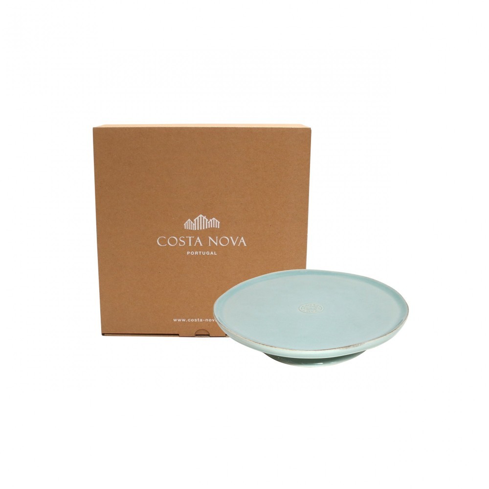 Costa Nova Gift Nova Turq Footed Plate Gift