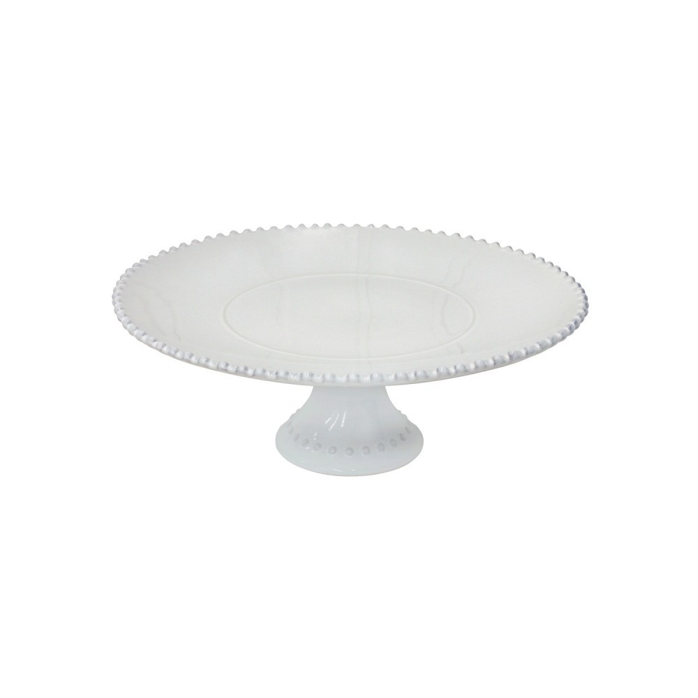 Costa Nova Gift Pearl White Footed Plate Large Gift