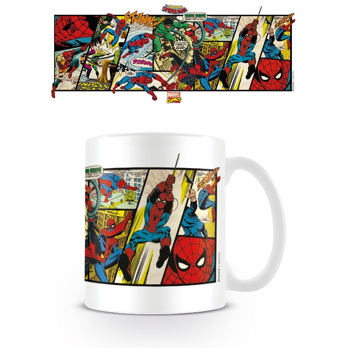 Marvel Boxed Mug Retro Spider-man Panels Gift