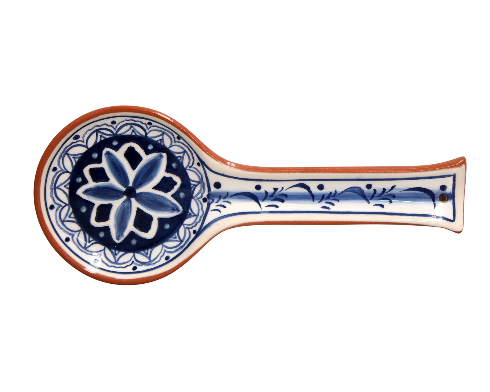 Alentejo Terracotta Gift Indigo Spoon Rest Gift