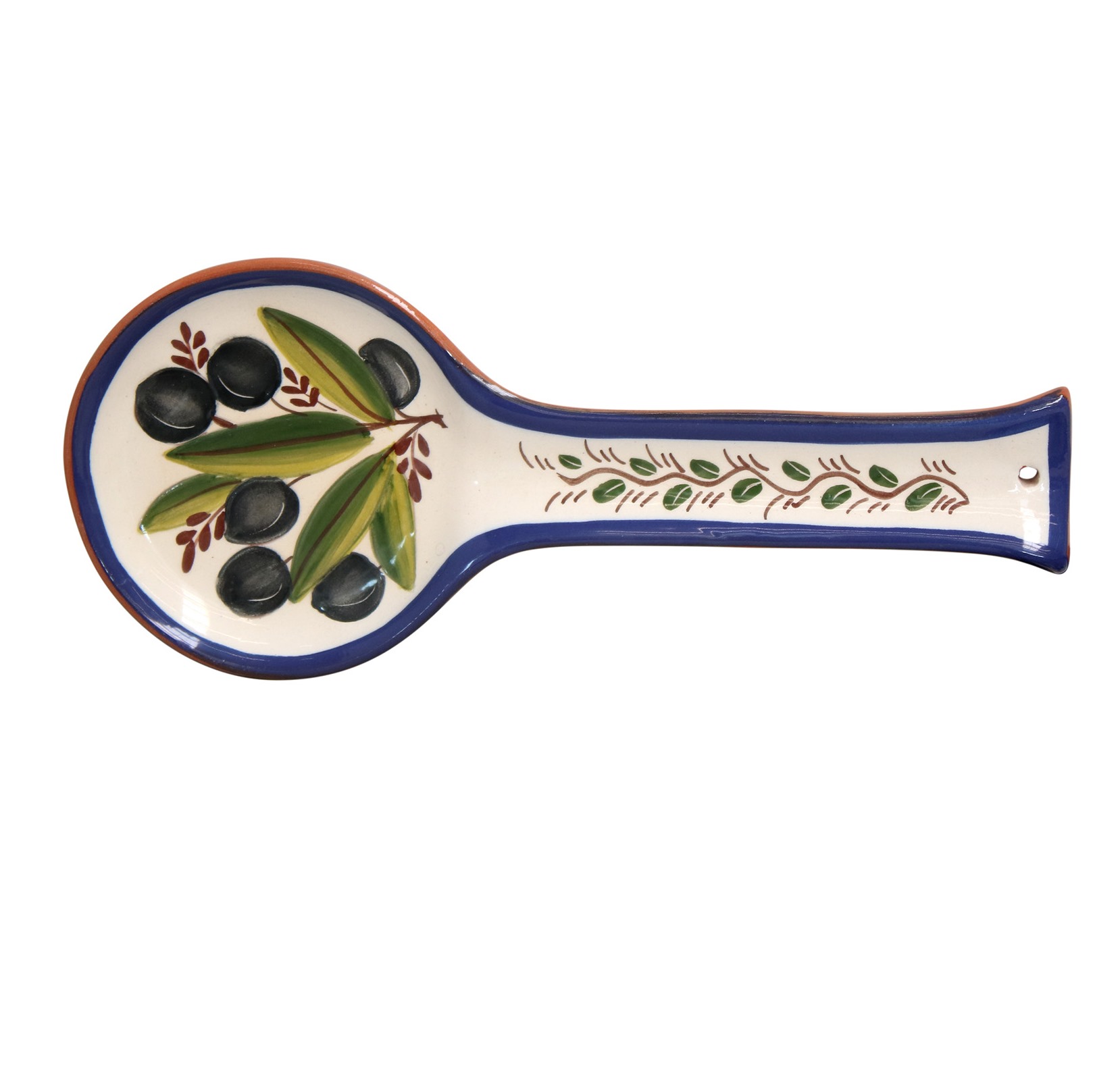 Alentejo Terracotta Spoon Rest Olv 11.1cm Gift