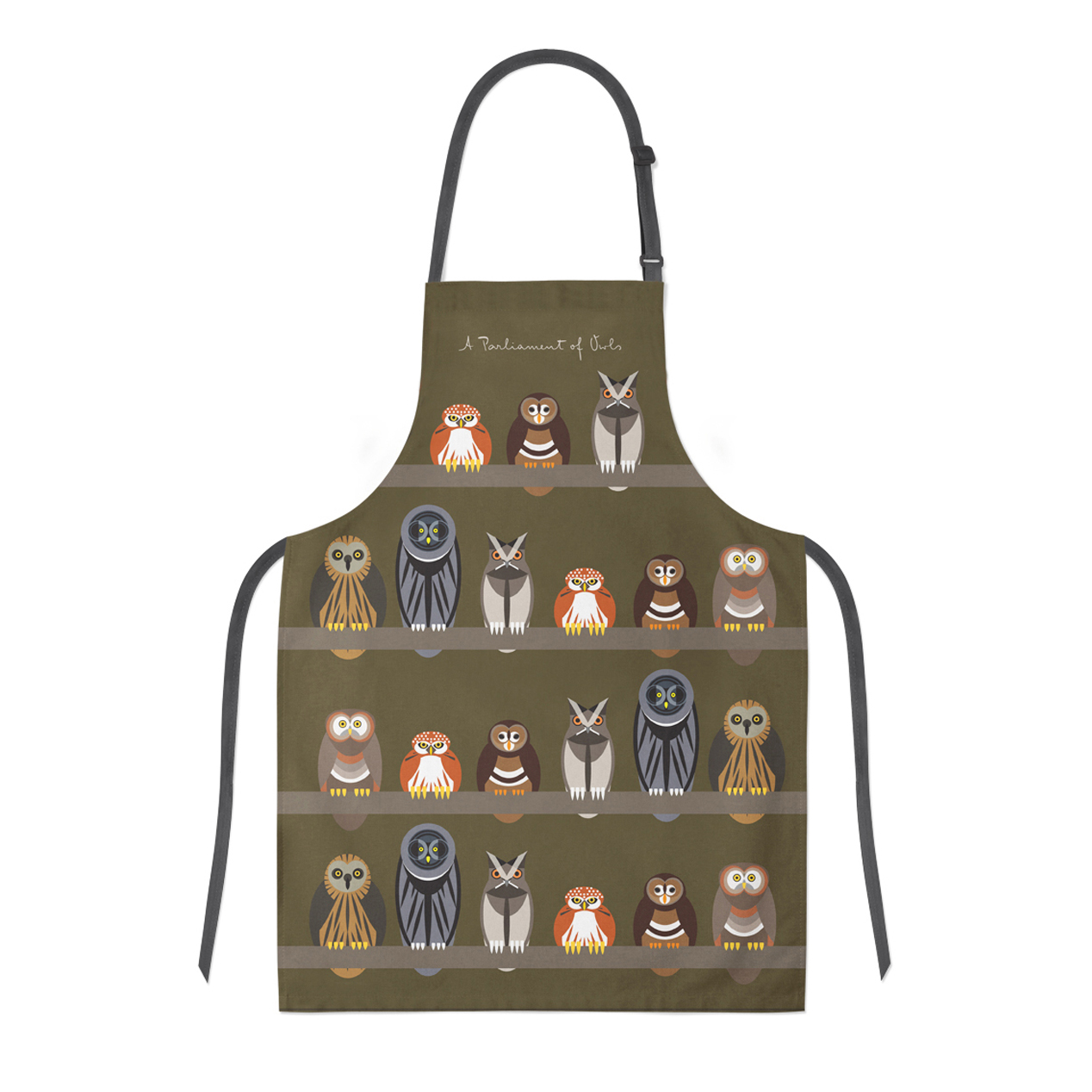 I Like Birds Apron Parliament Of Owls Gift