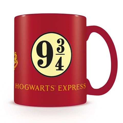 Harry Potter Boxed Mug Platform 9 & 3/4 Red Gift