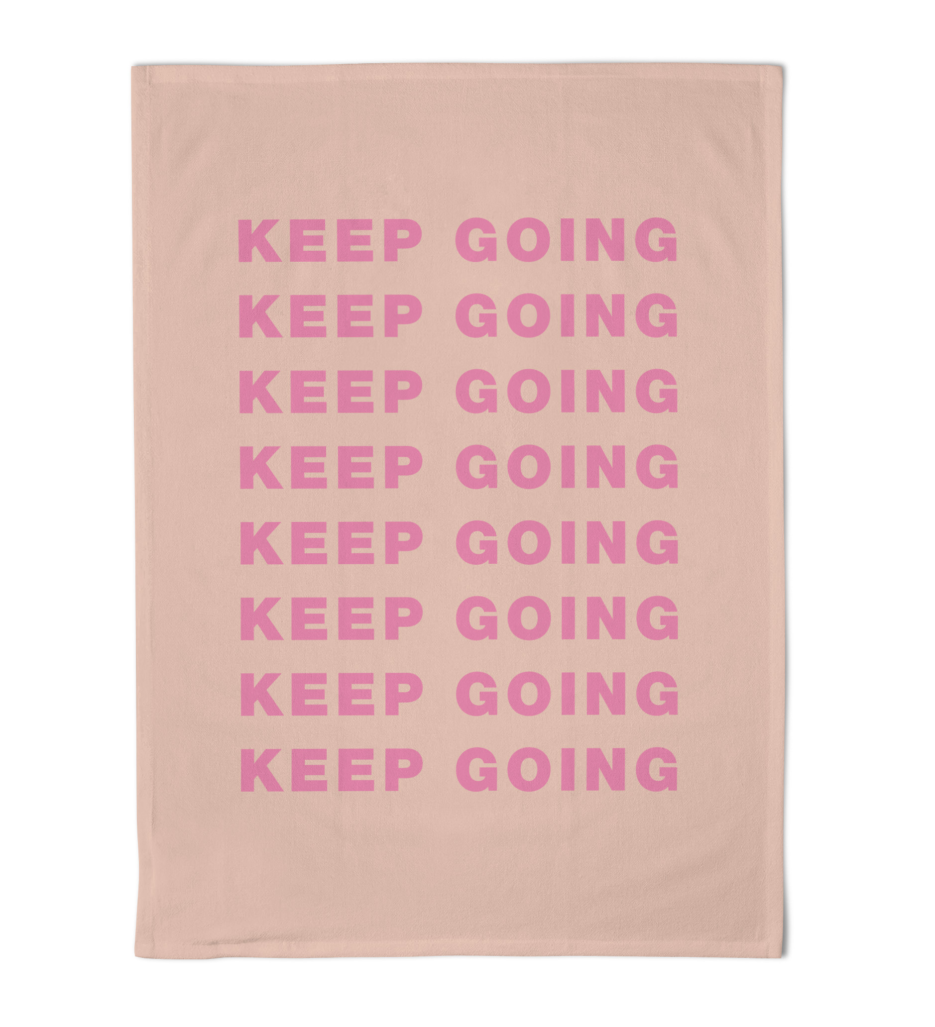 Emily Brooks Tea Towel Keep Going Gift