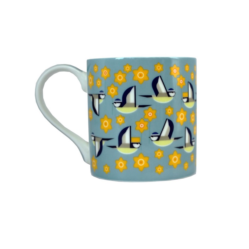 Ilb Marie Curie Blue Tit Daffodil Mug Uk Gift