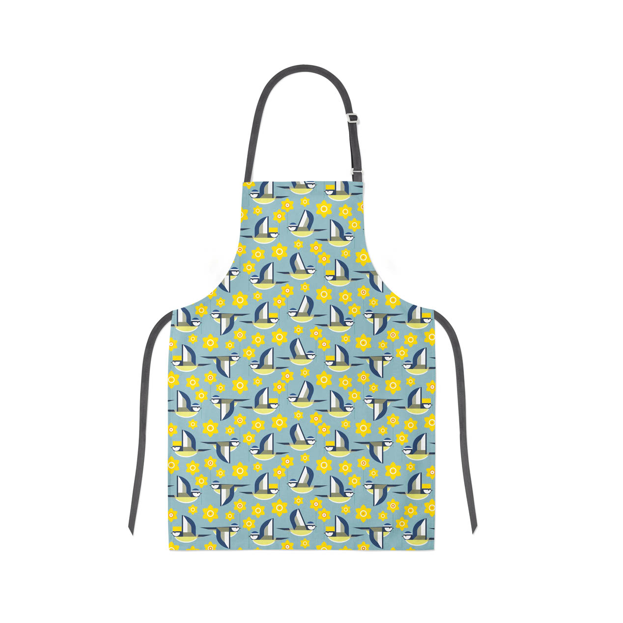 Ilb Marie Curie Blue Tit Daffodil Apron Gift