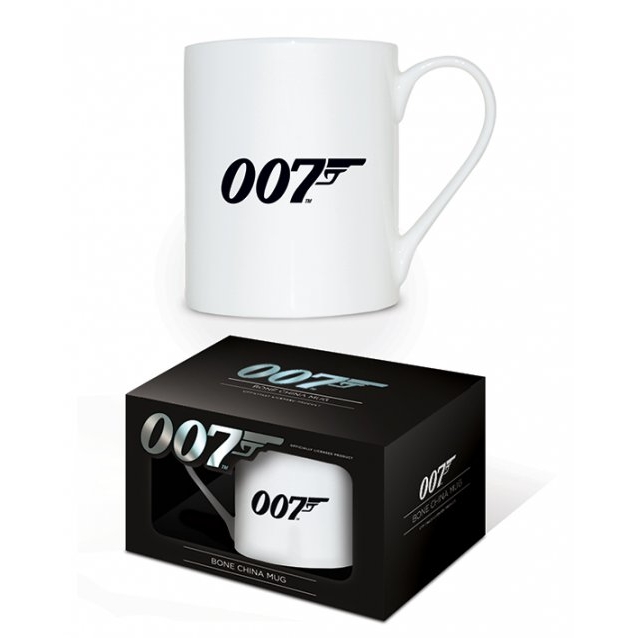 James Bond Boxed Mug Bone China 007 Logo Gift