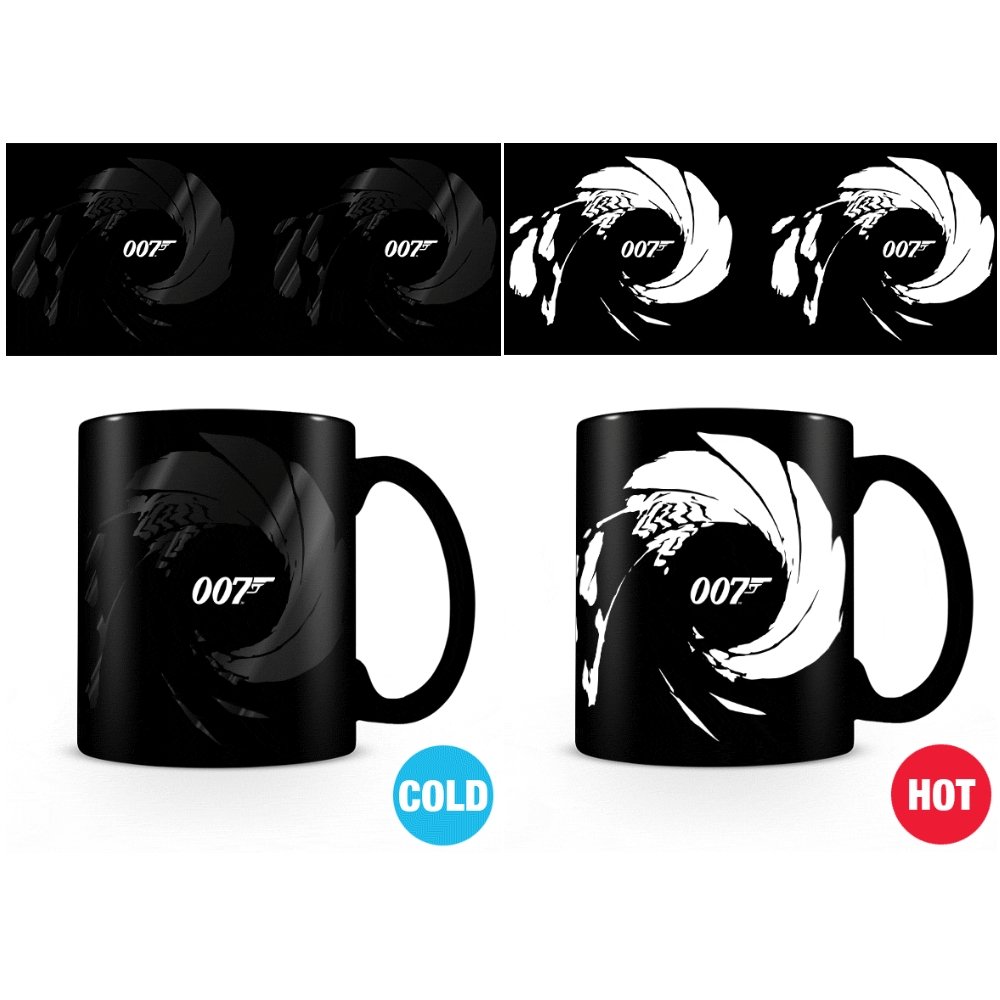 James Bond Heat Change Mug Gunbarrel Gift