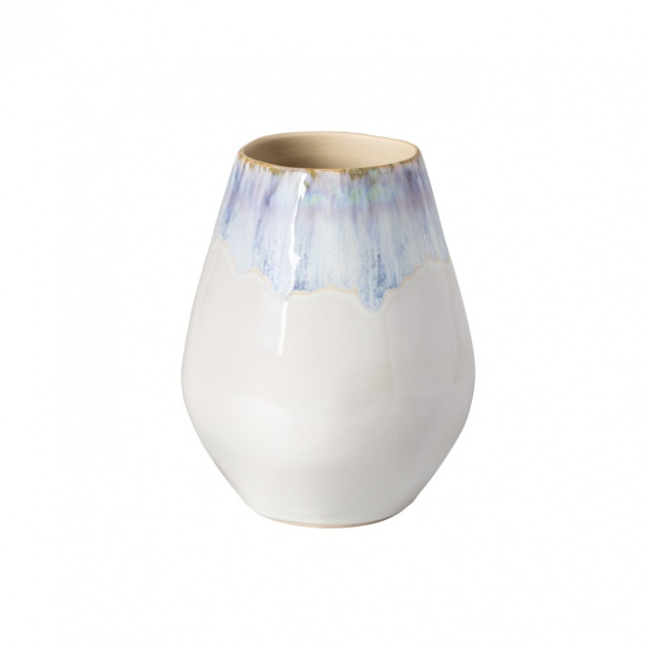 Brisa Ria Blue Oval Vase Medium 20cm 2.2l X1 Gift