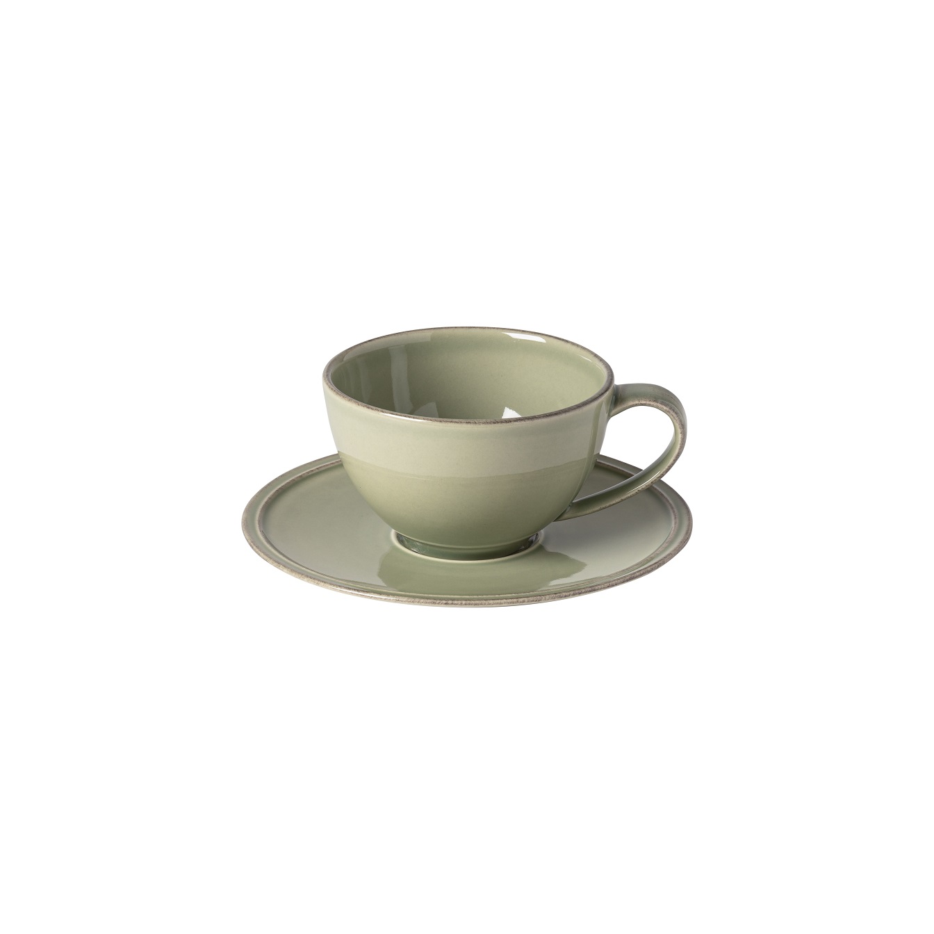Friso Sage Green Tea Cup & Saucer 26cl Gift
