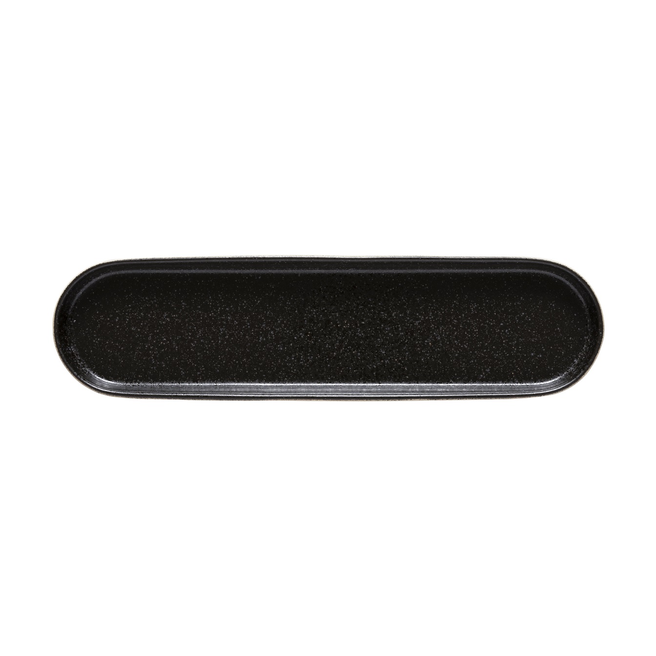 Notos Latitude Black Oval Platter/tray 35cm X1 Gift