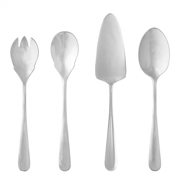 Lumi Polished Hostess Serving Set 4 Pieces Gift