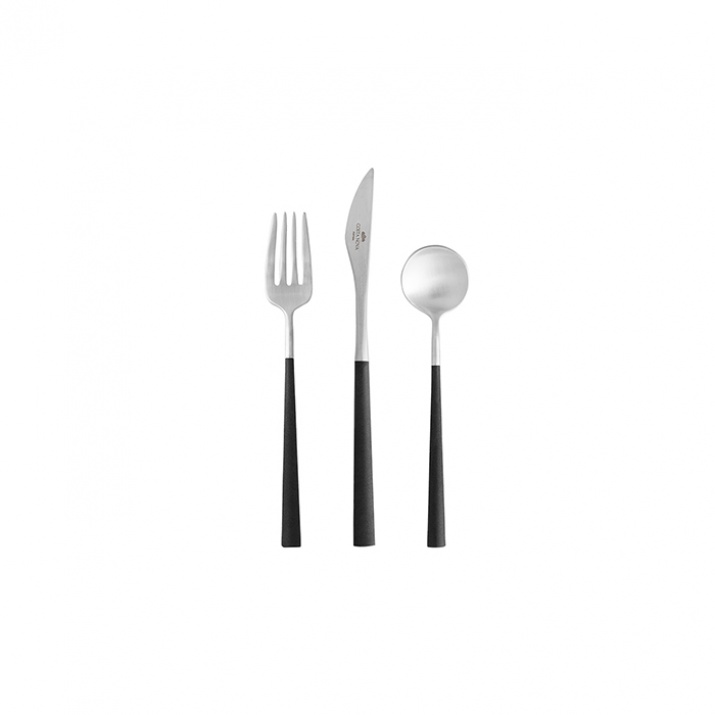 Mito Black Dessert Set 18 Pieces Gift