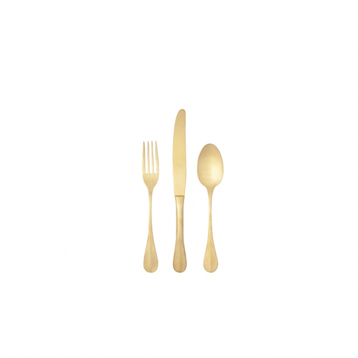 Nau Gold Dessert Set 18 Pieces Gift