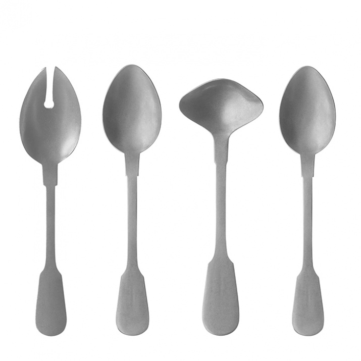 Saga Matte Hostess Serving Set 4 Pieces Gift