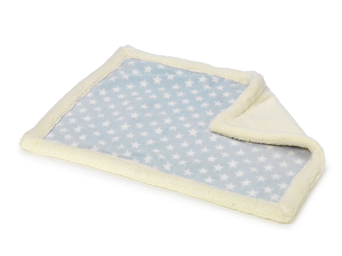 Hop Fleece Star Blanket Blue One Size Gift